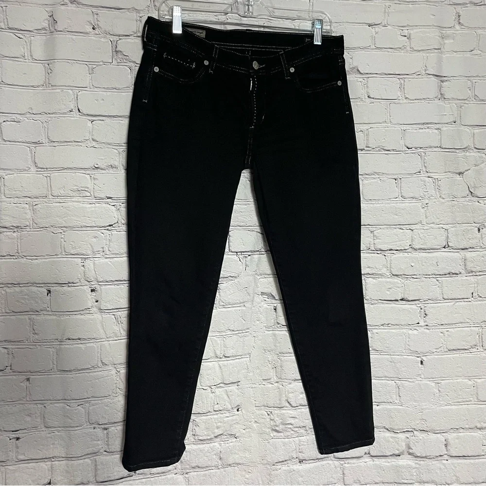 Citizens Of Humanity by Jerome Dahan Black Ankle Length Stretch Jeans Size 30